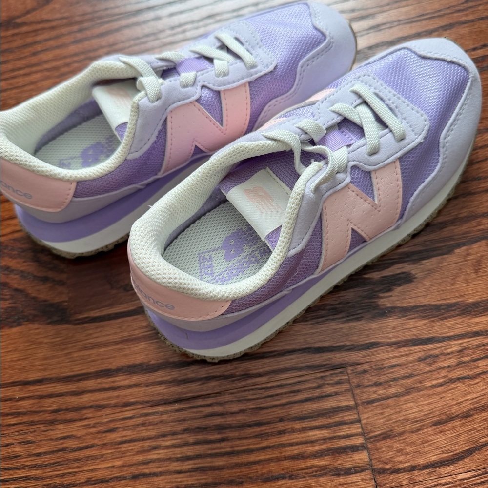 New Balance Kids' Purple and Pink Sneakers, NEW without the box, size 1